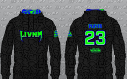 Venom Fleece Player Hood - $35